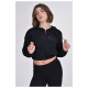 Target Γυναικεία ζακέτα Loose Cropped Jacket French Terry "Icon"